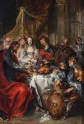 Simon de Vos The Wedding at Cana. oil painting artist